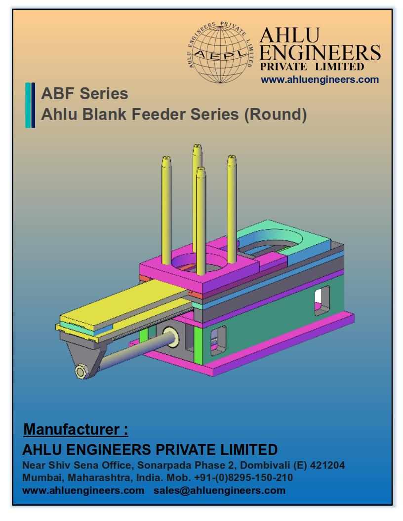 Ahlu Blank Feeder- ABF Series Catalogue